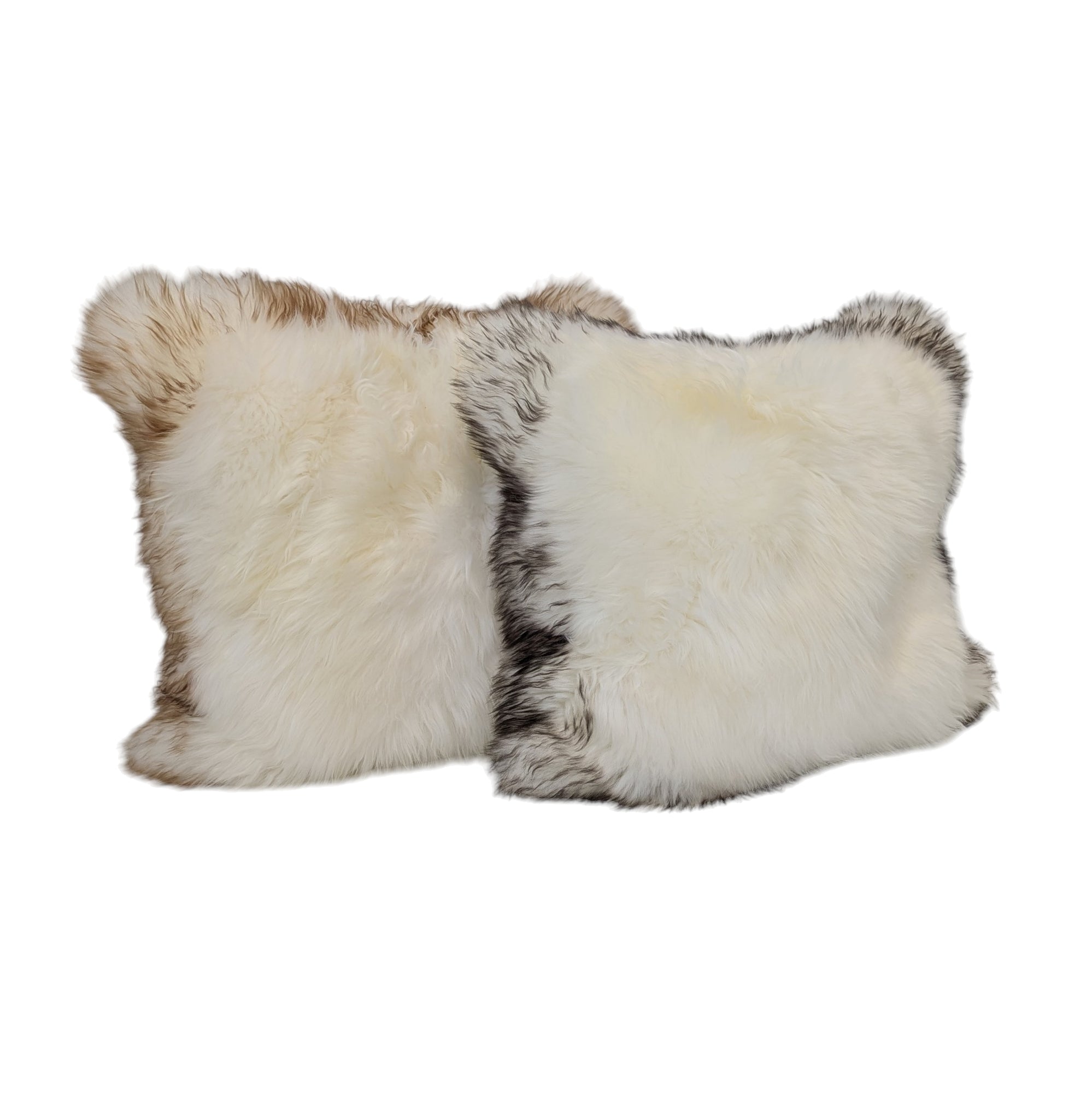 Sheepskin Cushion Cover with trim