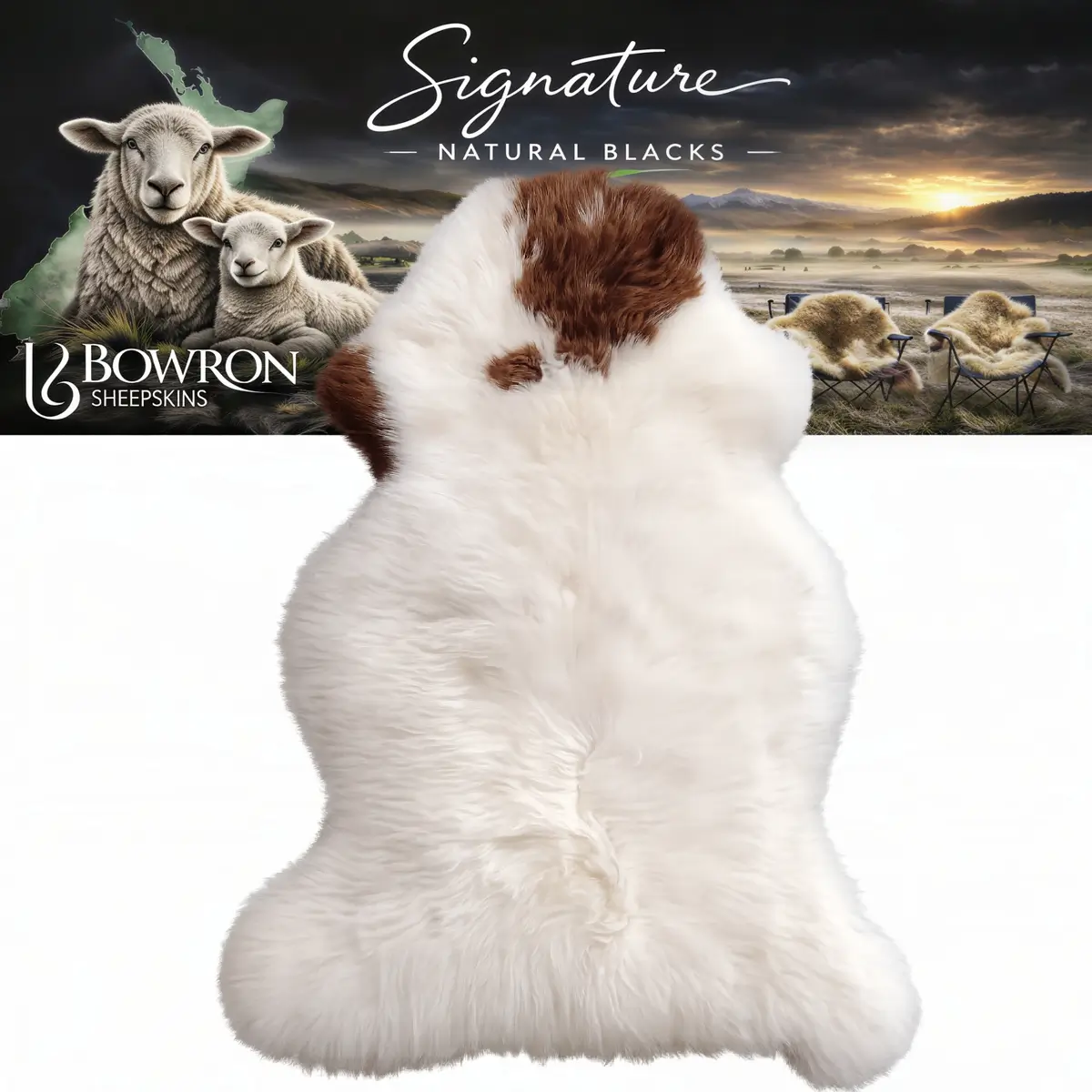 Ivory Brown NZ Sheepskin