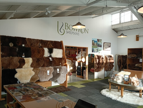 Bowron Sheepskin Factory in Christchurch, NZ