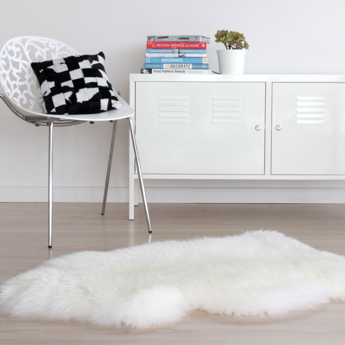 Bowron Sheepskins 105cm Ivory