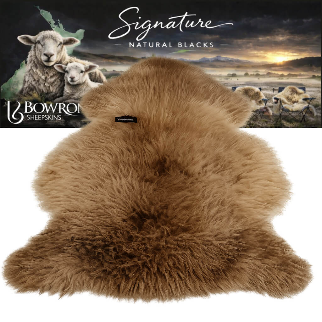 Rusty Brown Natural NZ Sheepskin