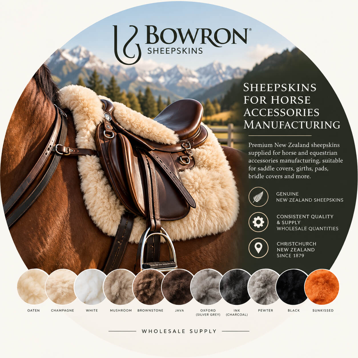 Premium Equestrian Sheepskin Wholesale (1)