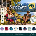 Sheepskin Camping Chair Cover – Unique NZ Gift - Image 2